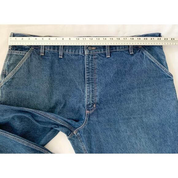 CARHARTT Mens 46 X 30 Workwear Denim Jeans Flame-Resistant Utility Carpenter - Picture 9 of 12